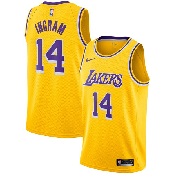 canotta Brandon Ingram 14 2019-2020 los angeles lakers giallo